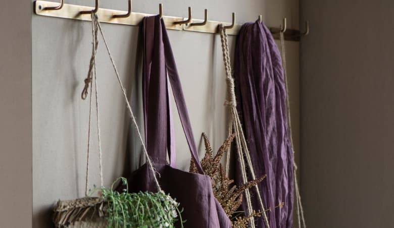Medium Antique Brass Coat Rack By Graham u0026 Green