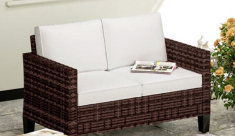 2 Seater Rattan Garden Sofa in - by B&Q