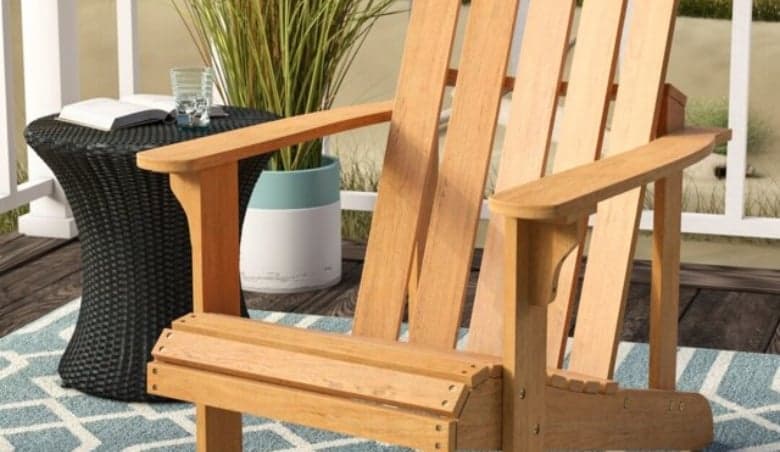 Burgess Outdoor Solid Wood Adirondack Chair by Wayfair