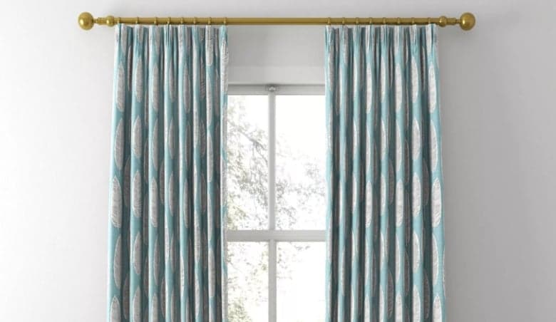 Prestigious Textiles Quill Made to Measure Curtains or Roman Blind, Teal by John Lewis