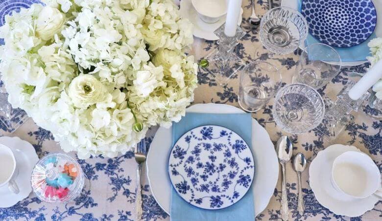 Bridgerton Table Setting