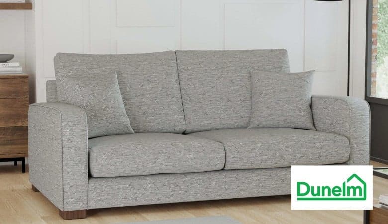 Dunelm - Carson Deep Sit Vivalife Fabric 3 Seater Sofa - Blog