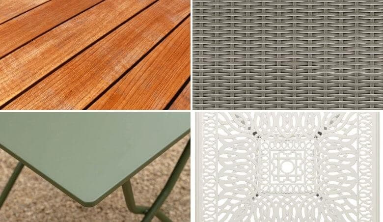 best materials for garden furniture - blog