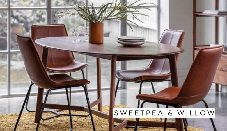 Sweetpea & Willow Walnut Dining Table
