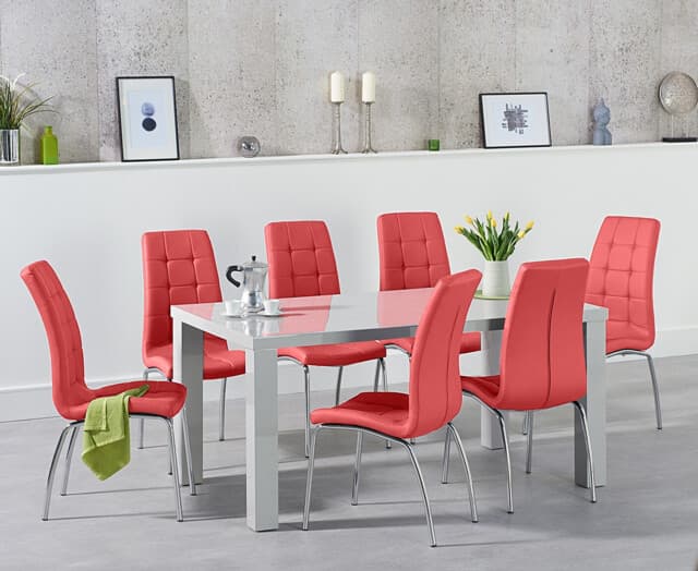 Assets product images oak furniture superstore gboakfurbblgdfvn seattle cm light grey high gloss dining table with black enzo chairs medium