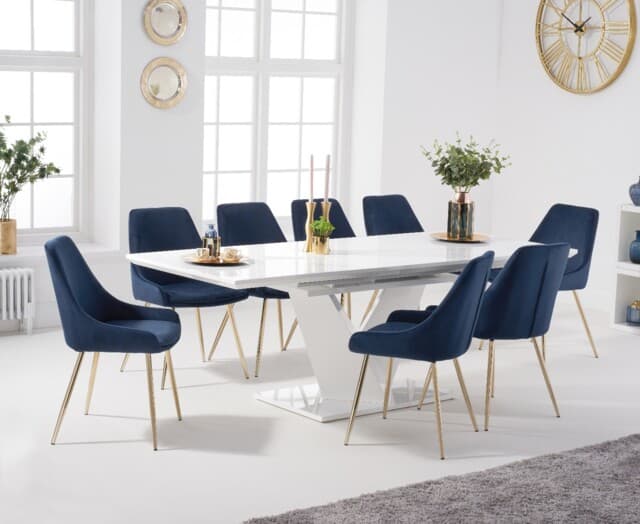 Assets product images oak furniture superstore gboakfurgprglbm extending vittorio cm white high gloss dining table with blue lola chairs medium