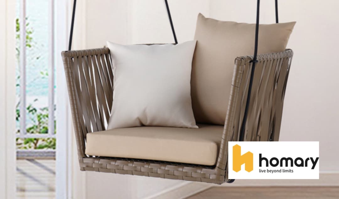 Traditional Outdoor Hanging Chair by Homary