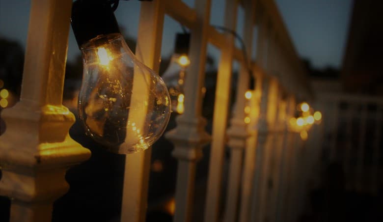 Lights on Balcony