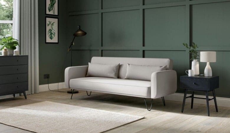 Grey clic clac sofa bed