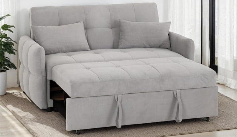 Light grey sofa bed