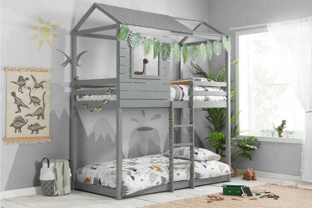 Assets product images mattressnextday gbmtrnxttzalhaxn birlea adventure grey kids bunk bed single medium