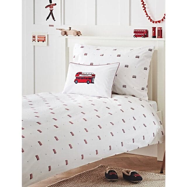 Assets product images selfridges gbselfrgvqdoqub the little white company london bus cotton single duvet cover set xcm medium