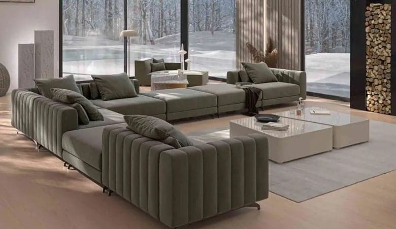 Grey Sofa >