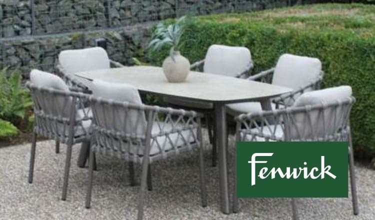 Outdoor Piacenza Terra 6 Seater Dining Set by Fenwick >