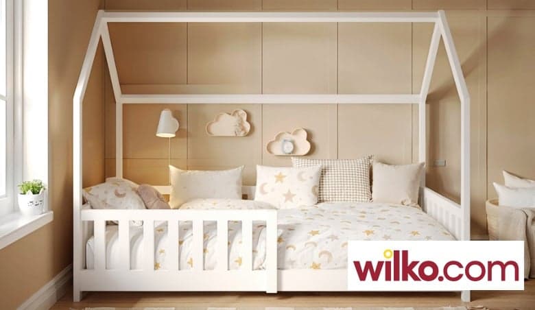 Flair Explorer Single White Playhouse Bed Frame with Rails by wilko.com >