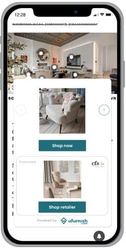 PropertyPal Shop the Look room scene
