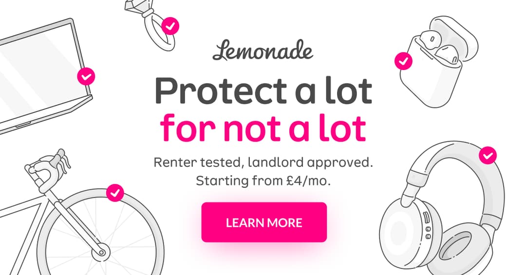 Home and contents insurance with Lemonade