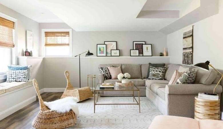 All furniture on the Rug