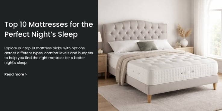 Top 10 Mattresses For Your Home Middle Banner Mobile