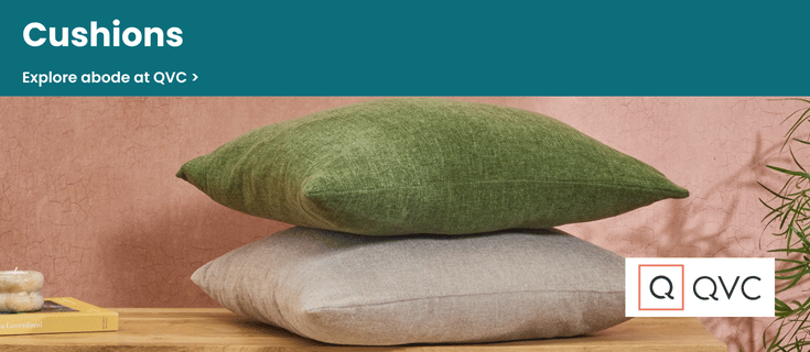 QVC Abode Cushions Top Banner Mobile