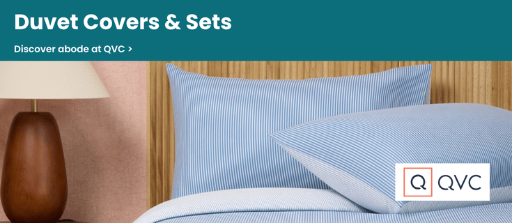 QVC Abode Duvet Covers & Sets Top Banner Mobile