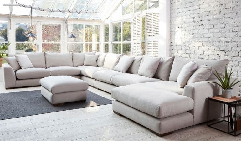 Kingston Large U-Shaped Sofa By Darlings of Chelsea