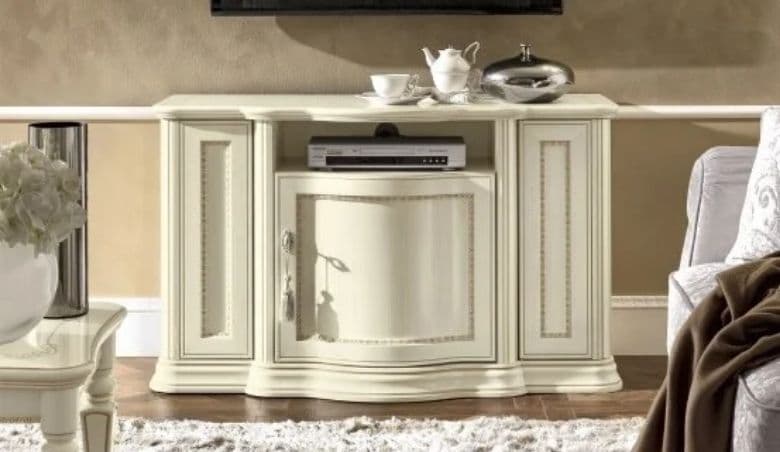 Camel Torriani Day Ivory Italian TV Cabinet by Choice Furniture Superstore via uFurnish.com