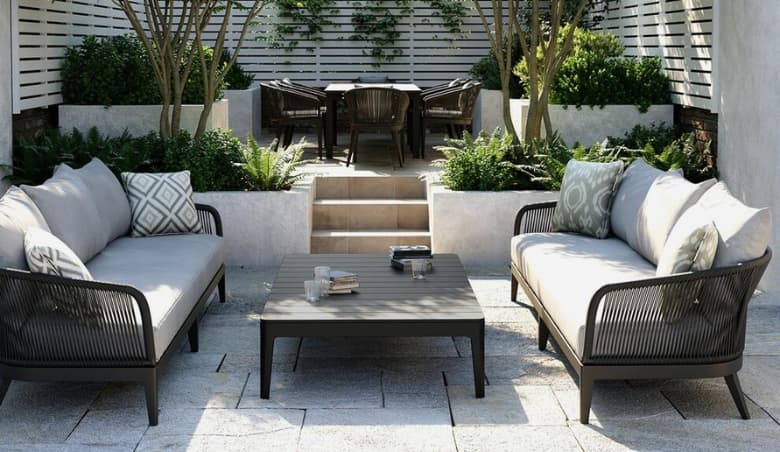 Voyage Coffee, Outdoor Coffee Table by Andrew Martin