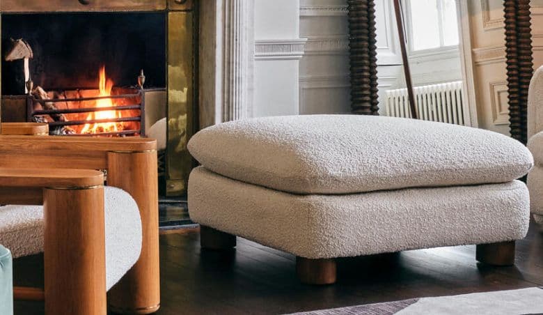 Vivienne Ottoman, Boucle by Soho Home Ltd