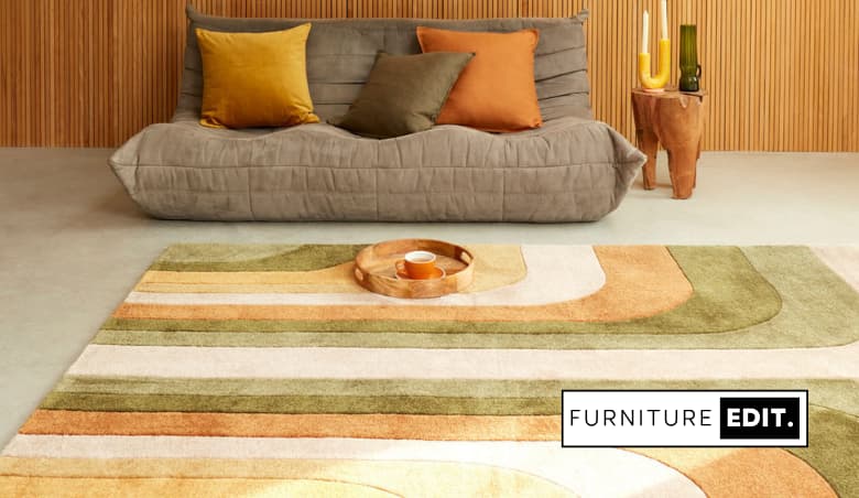 Romy 160x230cm 02 Retro Green Rug by Furniture edit