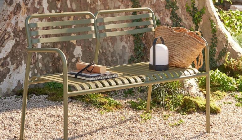 Manni Aluminium Garden BenchnBy La Redouten