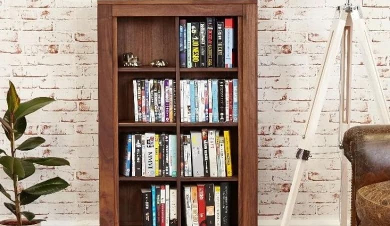 Baumhaus Mayan Walnut CD and DVD Storage Cabinet by Choice Furniture Superstore