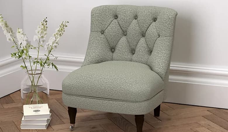 Richmond Linen Union Tub Chair , Natural Linen UnionnBy The White Company