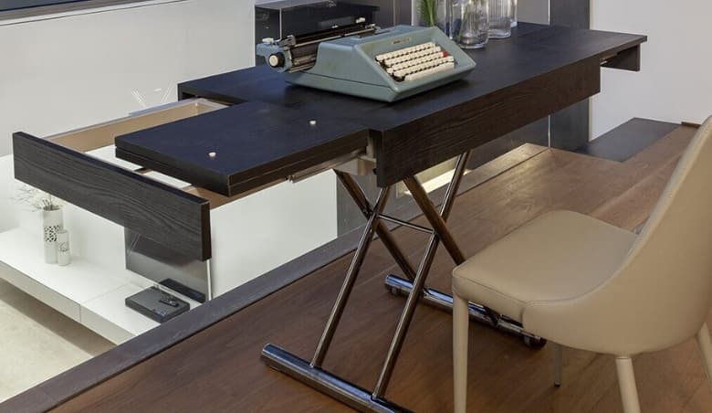 Compact Convertible Coffee Table to Desk, 100/170 cmnBy Pepper Sq