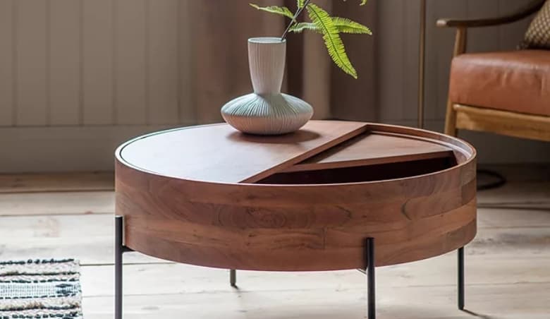 Gallery Direct Rimini Storage Coffee Table, AcacianBy John Lewis u0026 Partners