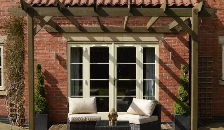Akkar Wall Mounted 2.4m x 2.4m Wood Pergola By Wayfair