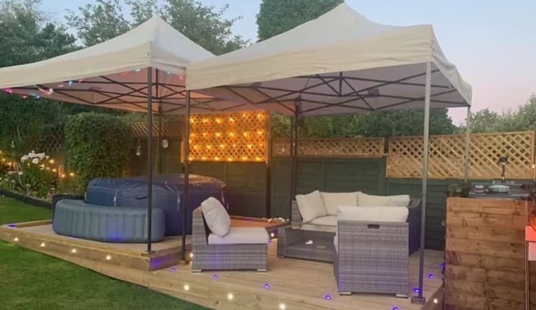 All Seasons 3m x 3m Garden Pop Up Gazebo - Beige By Argos