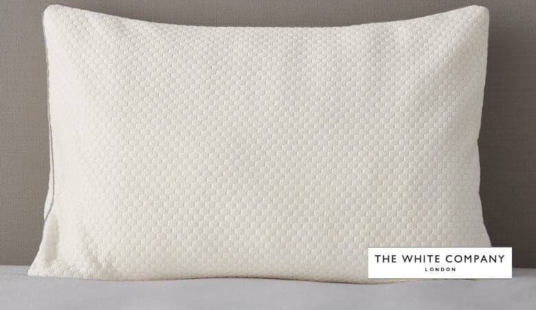 The White Company Memory Foam Comfort Pillow