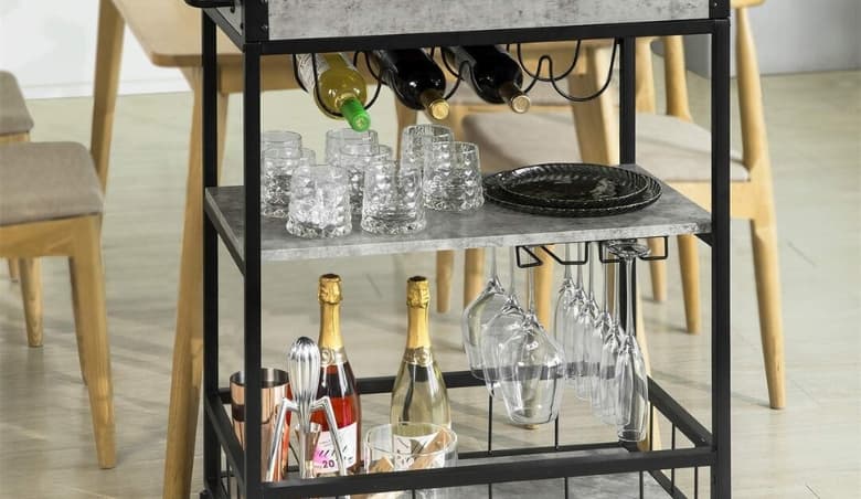 Telluride 79 Cm Kitchen Trolley with Locking Wheels By Wayfair