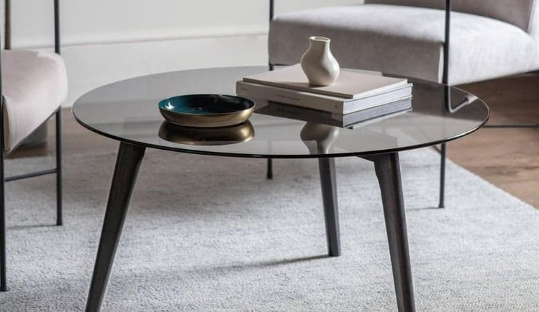 Amari Round Coffee Table Natural By Dunelm
