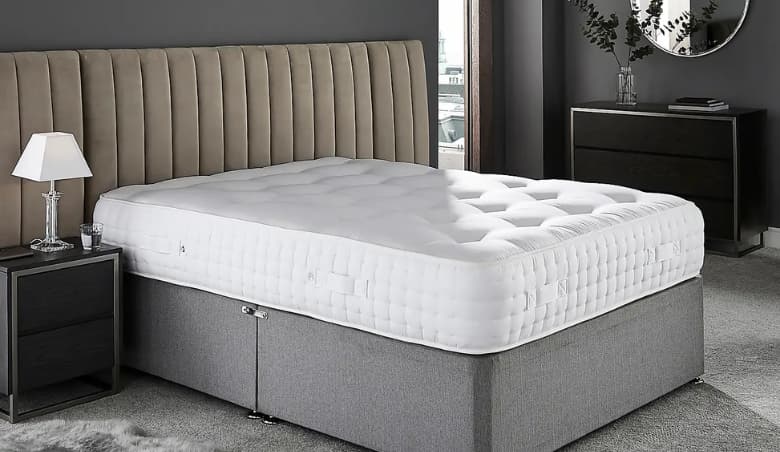 Hotel Emperor Wool 1000 Pocket Sprung Mattress Cream By Dunelm