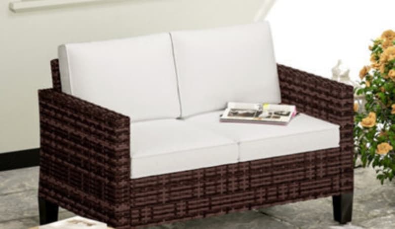 2 Seater Rattan Garden Sofa in - by B&Q