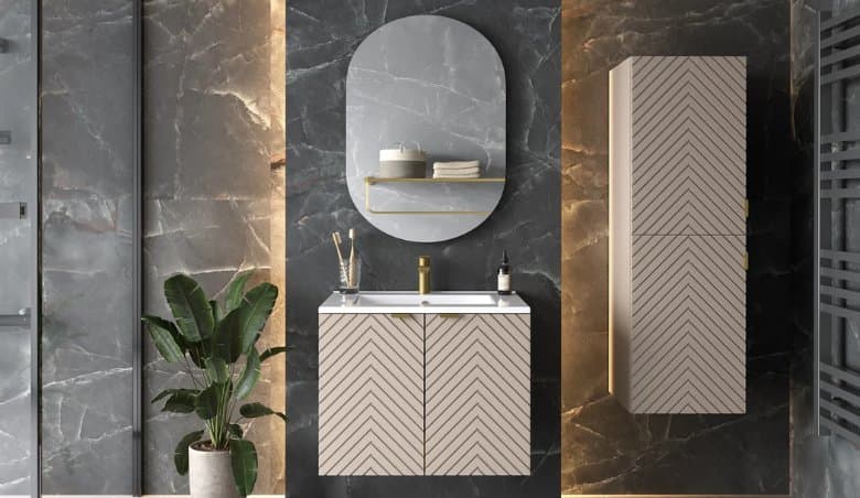 Cara Bathroom Cabinets Furniture Set