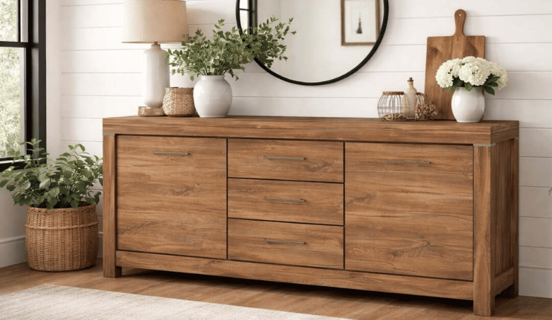 Extra Large Oak Sideboard Impact Furniture