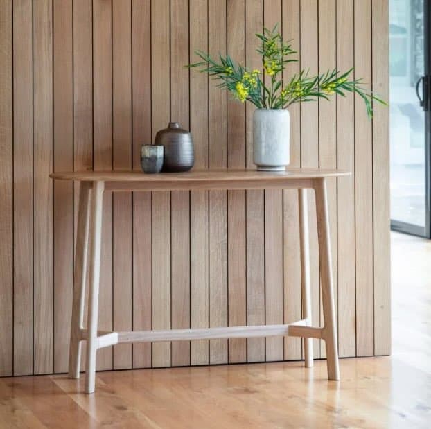 Gbsaazyytuvnanjf madrid console table wood oak medium