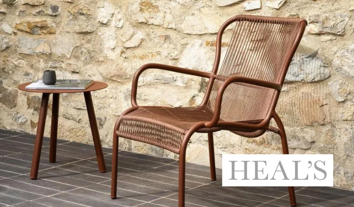 Vincent Sheppard Loop Outdoor Lounge Chair Rope Taupe by Heal's