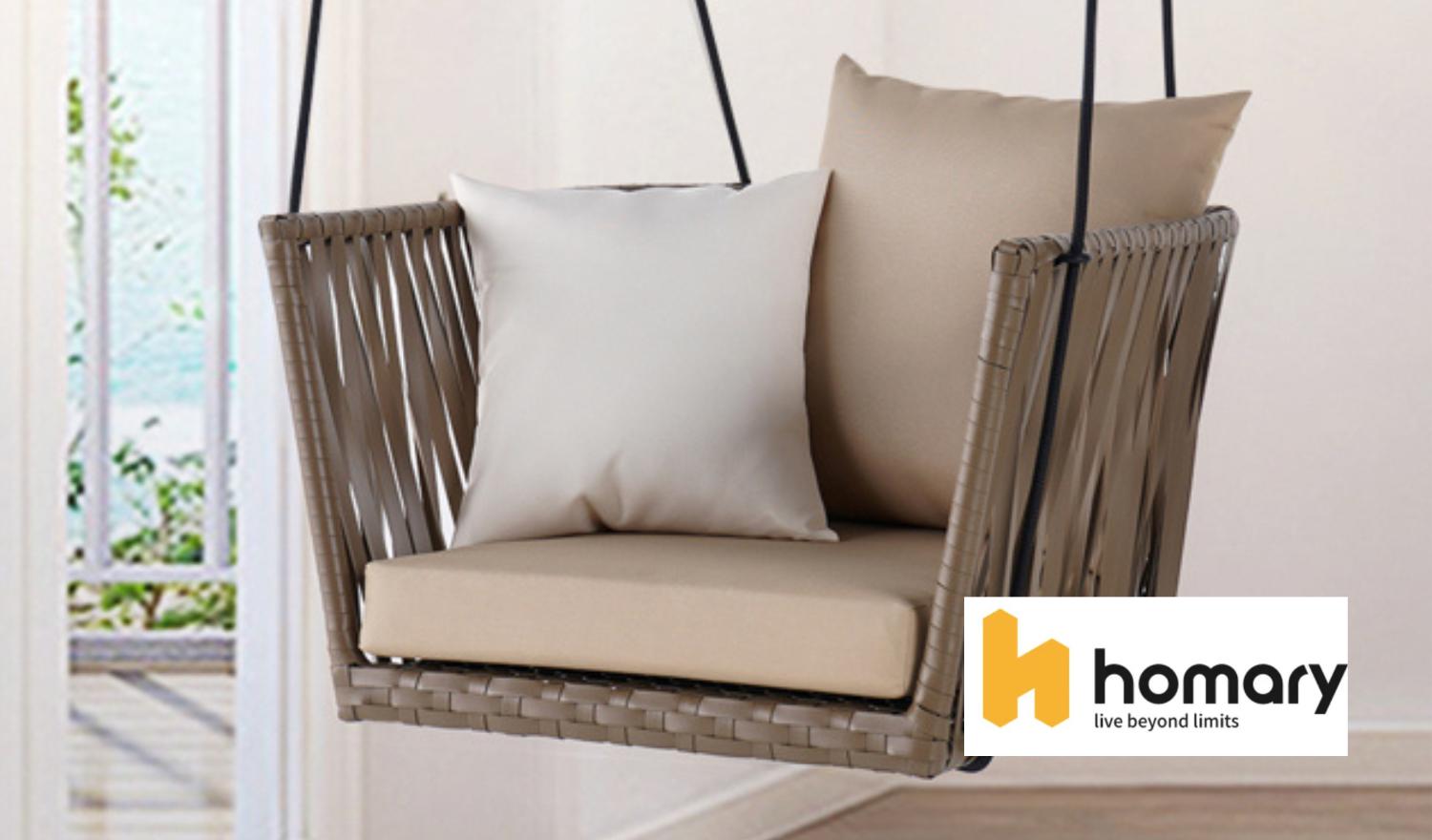 Traditional Outdoor Hanging Chair by Homary