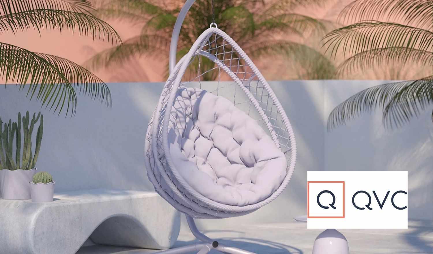 Garden Stories Hanging Egg Chair by QVC >