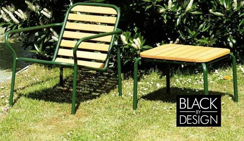 Black by Design Outdoor Coffee Table