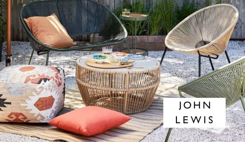 John Lewis Round Garden Coffee Table